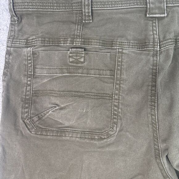 Legendary Outfitters Canvas Pant Men's 38x32 Relaxed Fit Green Cargo Work - Picture 10 of 10